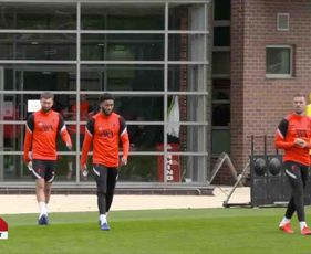 Video: Liverpool training ahead of Ajax clash