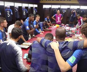 Video: Paul Pogba gives intense team talk ahead of World Cup final