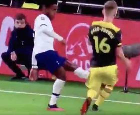 Ryan Sessegnon reacts to James Ward-Prowse horror injury