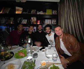 Photo: Liverpool players out for dinner after beating Tottenham