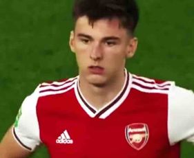 Kieran Tierney reacts to making his Arsenal debut
