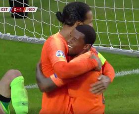 Liverpool pair react to Netherlands' win over Estonia
