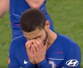 Ruben Loftus-Cheek reacts to injury he sustained against Nottingham Forest