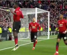 GIF: Paul Pogba celebrates his second goal vs West Ham