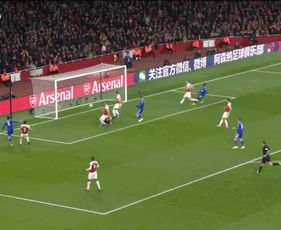 Hector Bellerin sees the funny side of his own goal vs Leicester