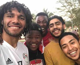 Photo: Mohamed Elneny meets Arsenal fans in Swaziland