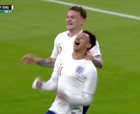 Video: Man Utd's Jesse Lingard scores his first England goal