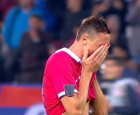 Photos: Nemanja Matic cries after Serbia qualify for 2018 World Cup