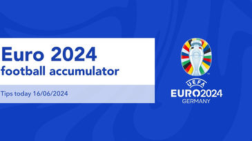 Euro 2024 football accumulator tips today 16/06/2024