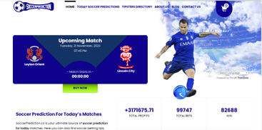 Soccerprediction.co is a great choice for prop bets and parlays