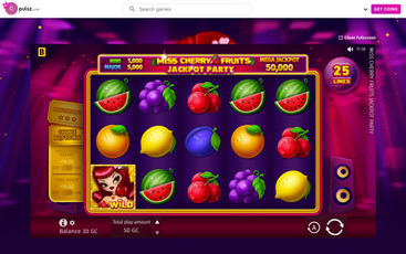 The Miss Cherry Fruits slot game at Pulsz Casino