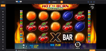 Hot to Burn Hold & Spin at WOW Vegas