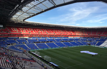 OL Stadium by Zakarie Faibis. Licensed under CC BY-SA 4.0