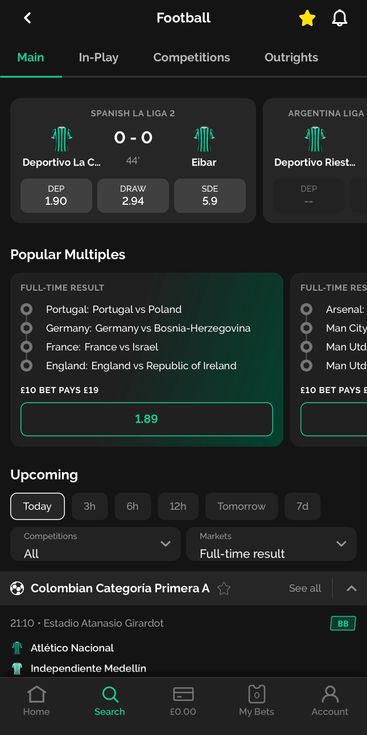 Pre-match betting on SBK