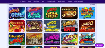 Slingo games on High 5 Casino