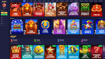 Spree Casino website homepage