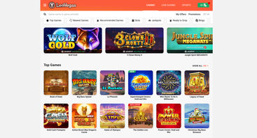 LeoVegas homepage website