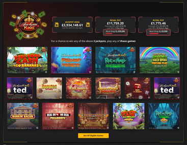 Jackpot games on Betfair Casino