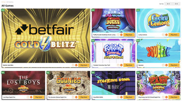 Some of the many bingo games available on Betfair Bingo