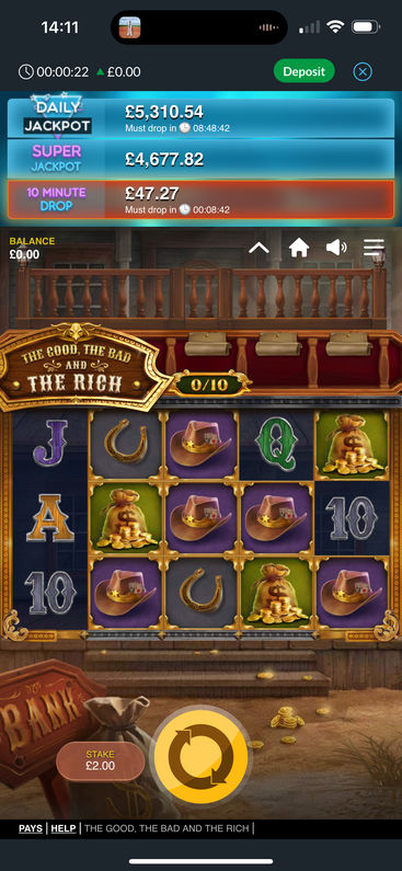 Playing games on BetVictor Casino mobile app