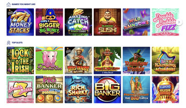 Some of the many games available on Gala Bingo