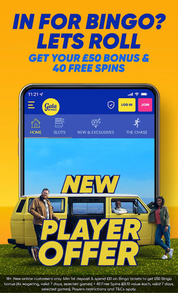 Gala Bingo's generous welcome offer for new players