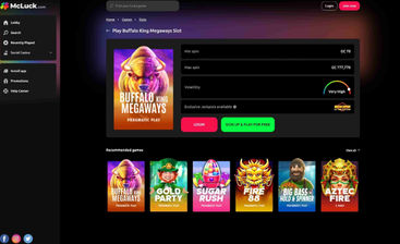 mcluck casino a sister site of sidepot casino