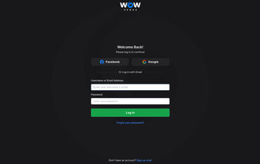 WOW Vegas no deposit bonus sign up