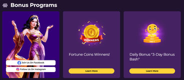 fortune coins casino bonus offers