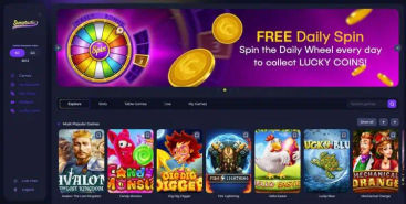 Sweeptastic Casino user homepage