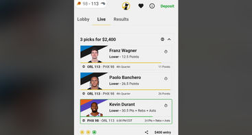 underdog bets online