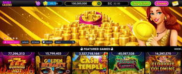 baba social casino online homepage