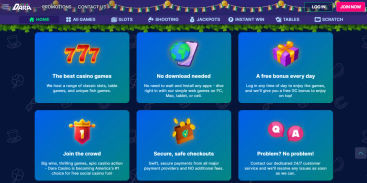 Dara Social Casino online sweeps page