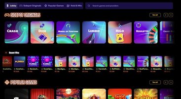 sidepot casino games selection