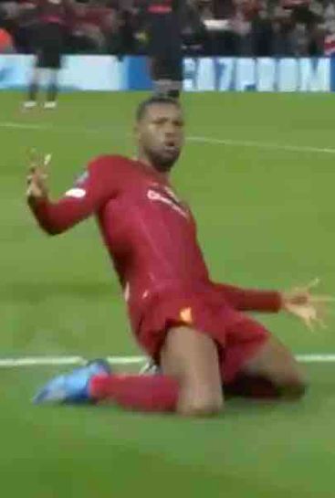 Video: Gini Wijnaldum goal gets Liverpool back on level terms with Atletico Madrid