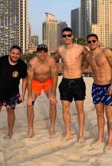 Photos: Arsenal stars hit the beach in Dubai