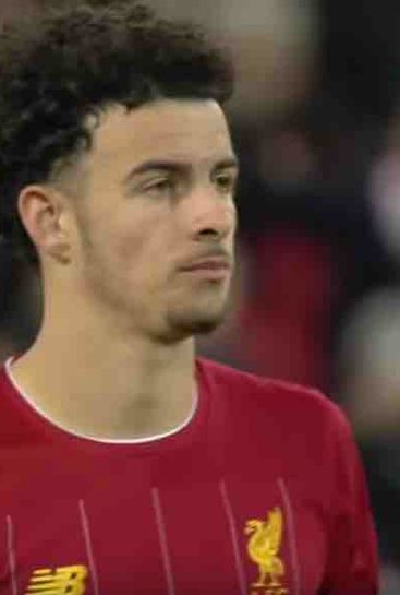 Liverpool's Curtis Jones react to scoring the winning penalty vs Arsenal