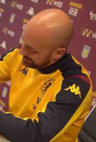 Former Liverpool keeper Pepe Reina reacts to joining Aston Villa