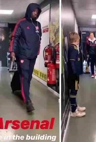 Arsenal players react to claims they snubbed mascot