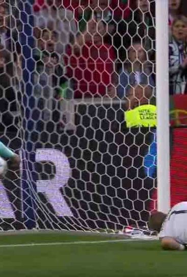 Liverpool's Virgil van Dijk reacts to Nations League final defeat