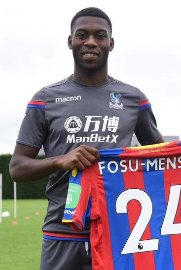 Photos and Video: Timothy Fosu-Mensah posing in Crystal Palace kit