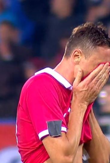 Photos: Nemanja Matic cries after Serbia qualify for 2018 World Cup