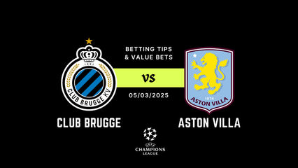 Club Brugge vs Aston Villa Betting Tips & Best Value Bets
