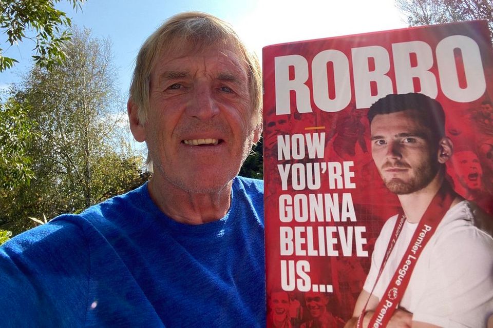 Andy Robertson and Kenny Dalglish exchange jibes over their books