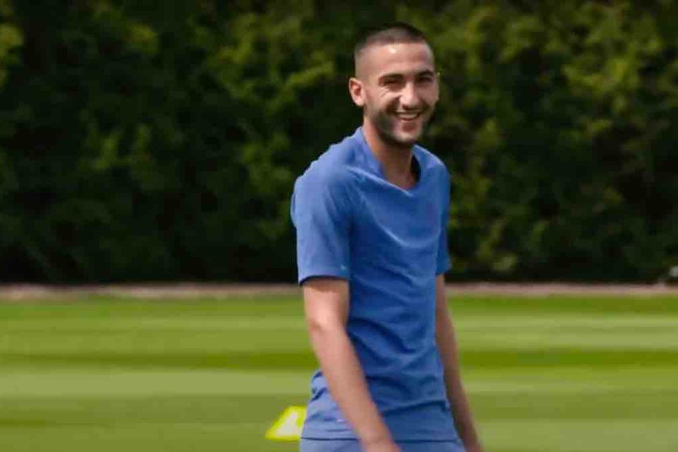 Photo: Hicham Ziyech joins Chelsea training