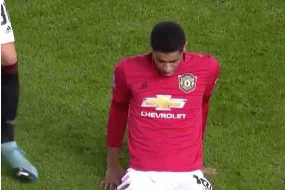 Marcus Rashford doubtful for Liverpool game due to back injury
