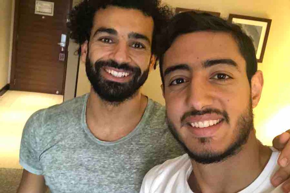Photo: Mo Salah poses for selfie with Egypt team-mate