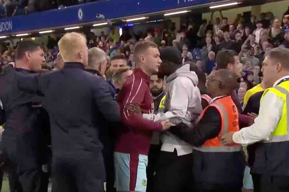 Video: Scuffle in the tunnel after Chelsea vs Burnley