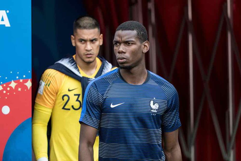 Paul Pogba reacts to reaching World Cup final