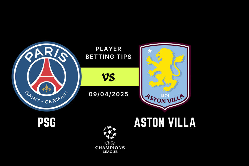 PSG vs Aston Villa Player Betting Tips